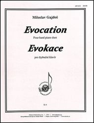 Evocation piano sheet music cover Thumbnail